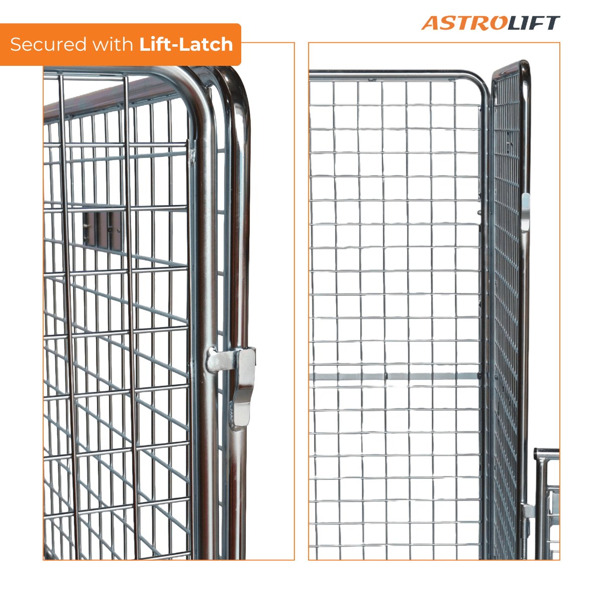 Buy Cage Trolley (Split-door) in Cage Trolley from Astrolift NZ